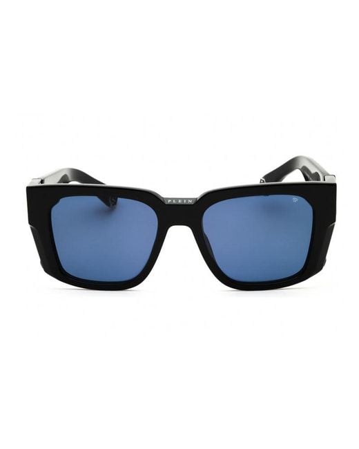 Philipp Plein Blue Frame And Lens Sunglasses for men