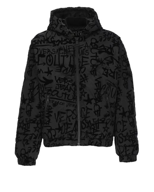 Versace Jeans Couture Graffiti Sweatshirt in Black for Men Lyst UK
