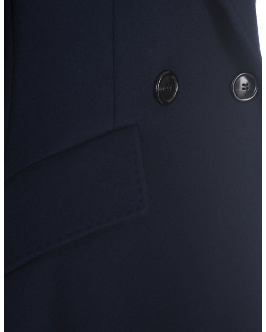 Max Mara Blue Navy Onirica Coat