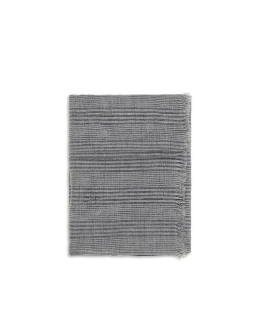 Brunello Cucinelli Gray Linen Scarf