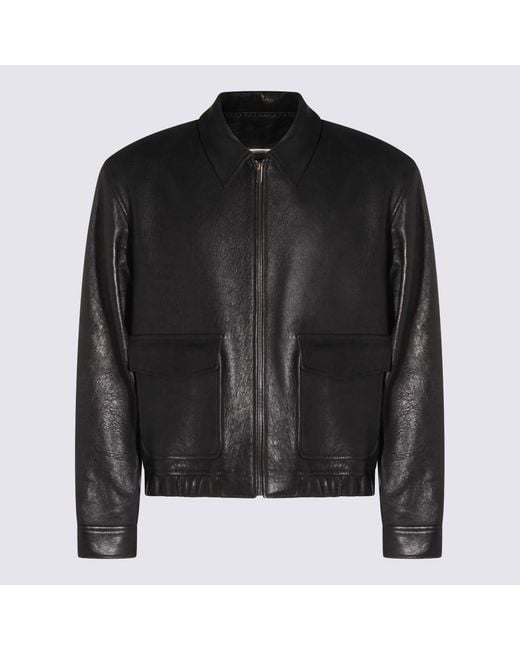 Saint Laurent Black Jackets for men