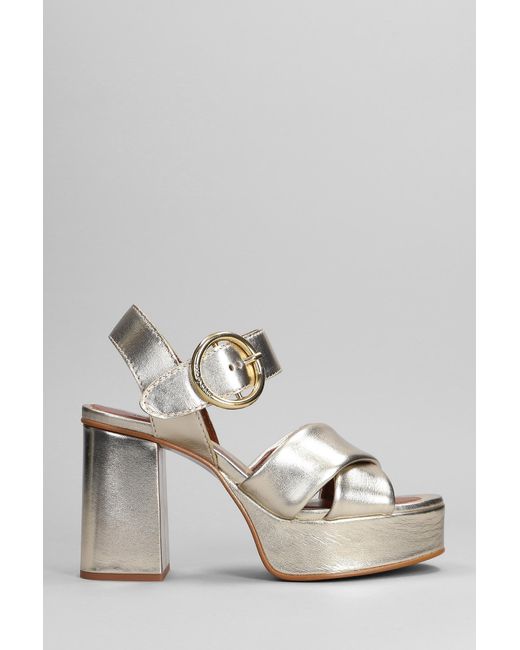See By Chloé Metallic Lyna Sandals