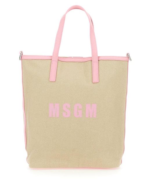MSGM Natural Handbags