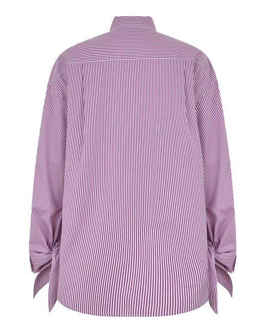 Balenciaga Purple Shirt Cotton