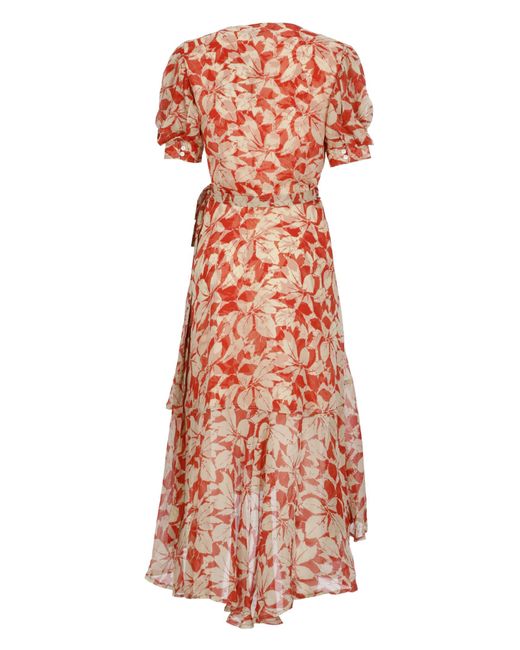 Polo Ralph Lauren Multicolor Georgette Ruffled Dress