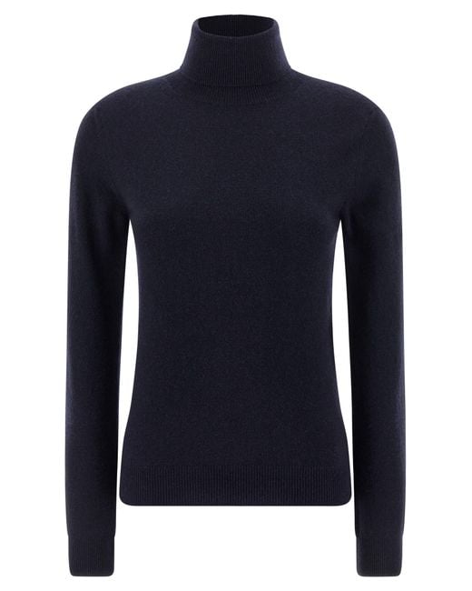 Balenciaga Blue 'Standard Turtleneck' Turtleneck Sweater