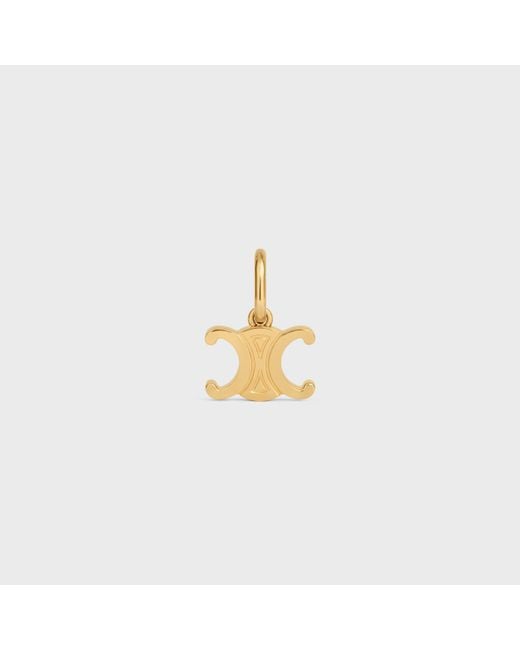 Céline Metallic Breloque Triomphe Key Ring