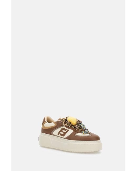 Fendi Multicolor Sneakers With Charms