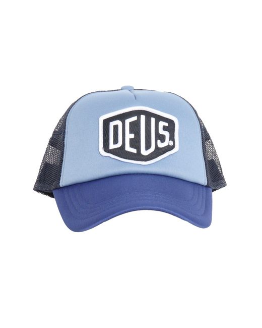 Deus Ex Machina Blue Baylands Trucker Cap for men