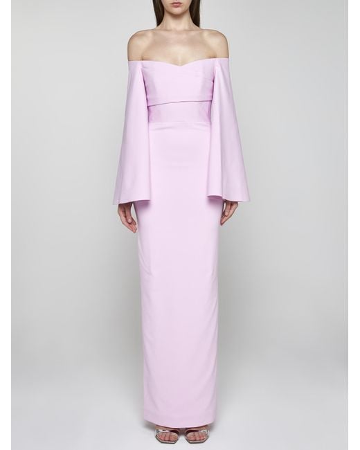 Solace London Pink Eliana Maxi Dress