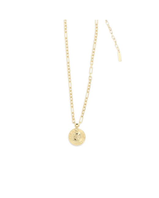 Versace Metallic Gold Brass Necklace