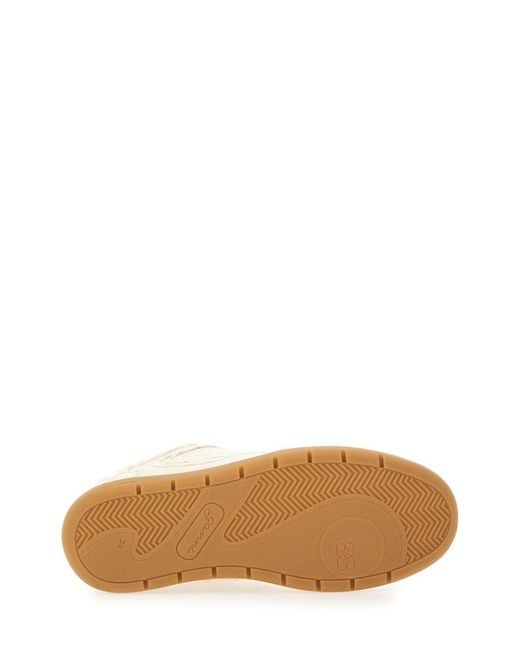 Ganni Pink Canvas Sneakers Recycled Polyester (Tex2Tex) Trainers