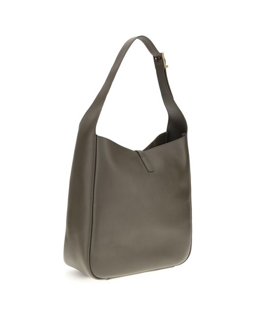 Saint Laurent Brown Shoulder Bag Le 5 À 7 Calf Leather