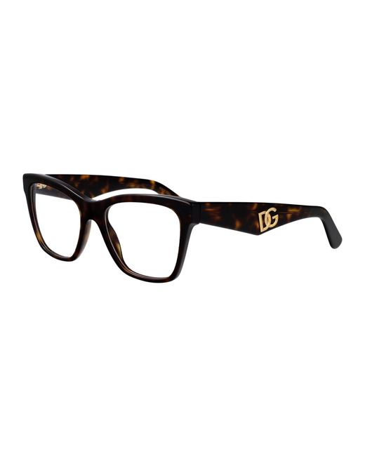 Dolce & Gabbana Black Havana Acetate Glasses