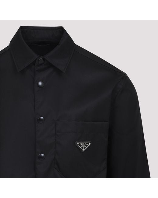 Prada Black Nylon Shirt for men