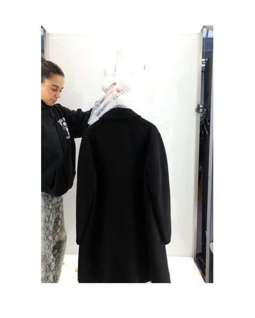 Dior Black Coat Cashmere (Capra Hircus) for men