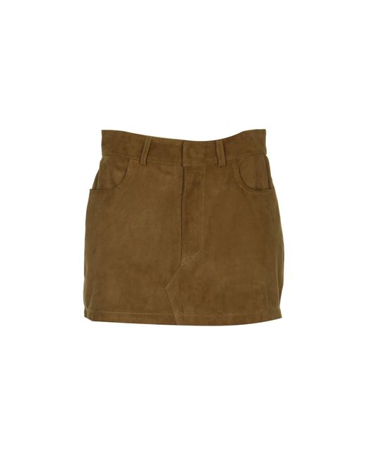 DFOUR® Natural 5 Pockets Short Skirt