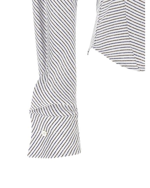 Vivienne Westwood Gray Cotton Blouse