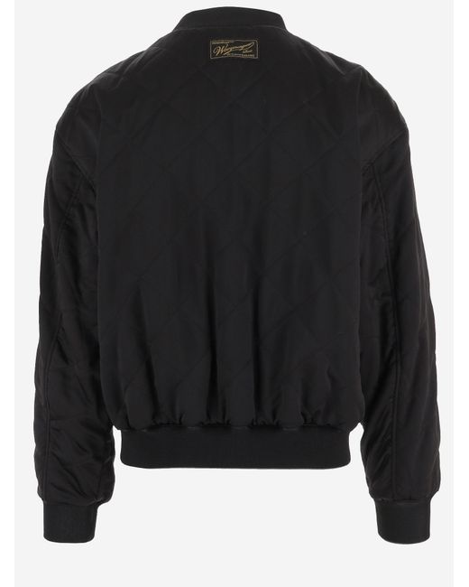 Wooyoungmi Black Reversible Cupro And Nylon Jacket Polyester/Cupro for men