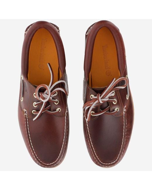 Timberland Brown Leather Loafers for men