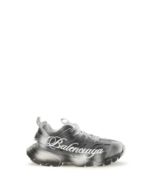 Balenciaga Gray Sneakers Track Stencil- Trainers