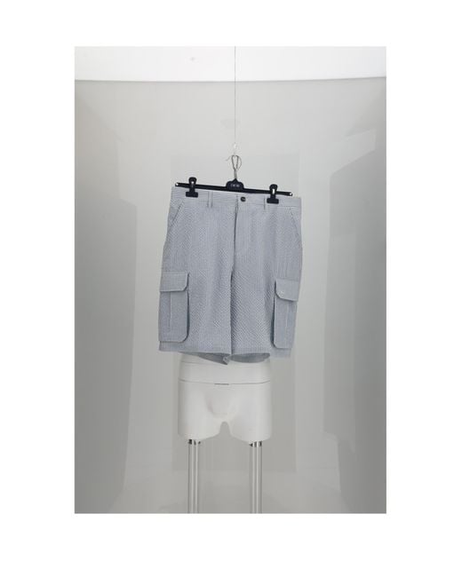Dior Gray Bermuda Shorts Riviera for men