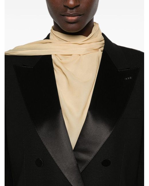 Tom Ford Black Jacket Double-Breasted Wool