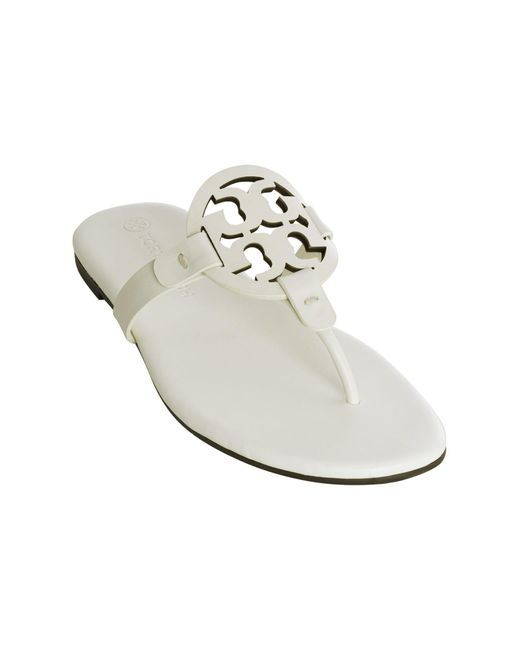 tory burch white sandals sale