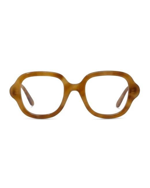Loewe Brown Lw50075I Curvy 053 Blonde Havana Glasses