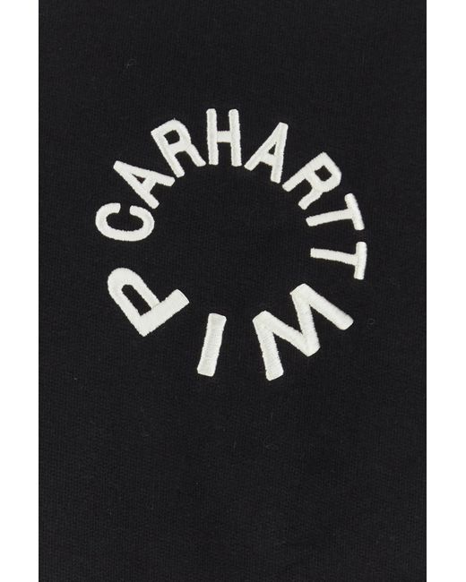 Carhartt Black Stretch Cotton Work Varsity Sweat for men