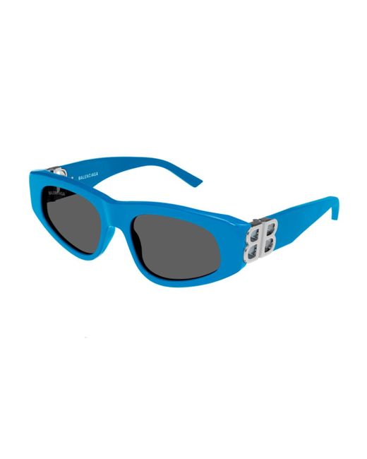 Balenciaga Blue Dynasty Rectangle Bb0095s Sunglasses