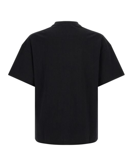 Jil Sander Black Cotton T-Shirt for men