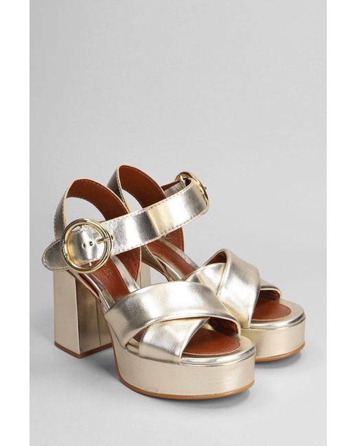 See By Chloé Metallic Lyna Sandals