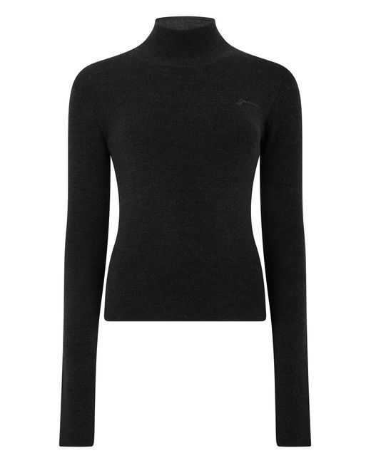 Ganni Black Sweater Wool