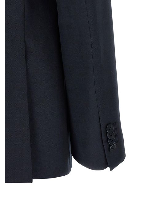 Zegna Blue Wool Dress for men