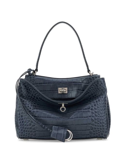 Balenciaga Blue Small Rodeo Bag