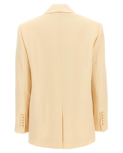 Zimmermann Natural Illustration Shawl Tux Jacket' Blazer