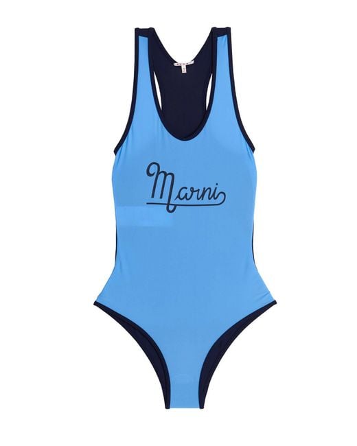 Marni Blue Swimsuits