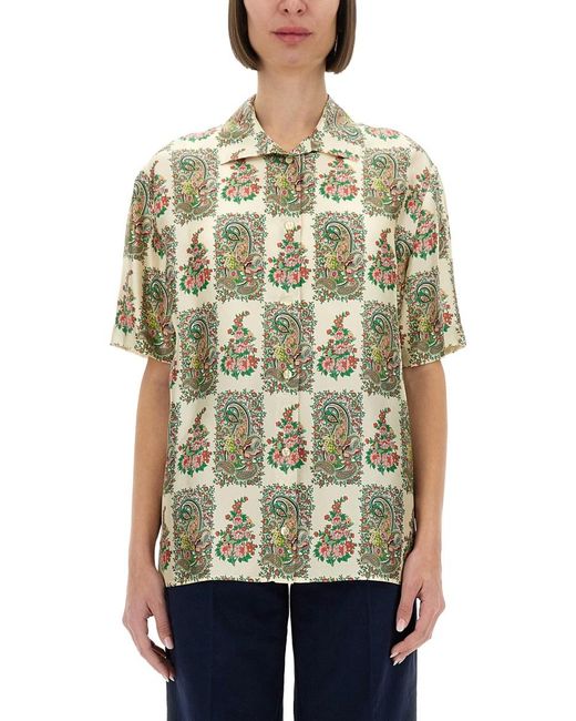 Etro Natural Silk Shirt