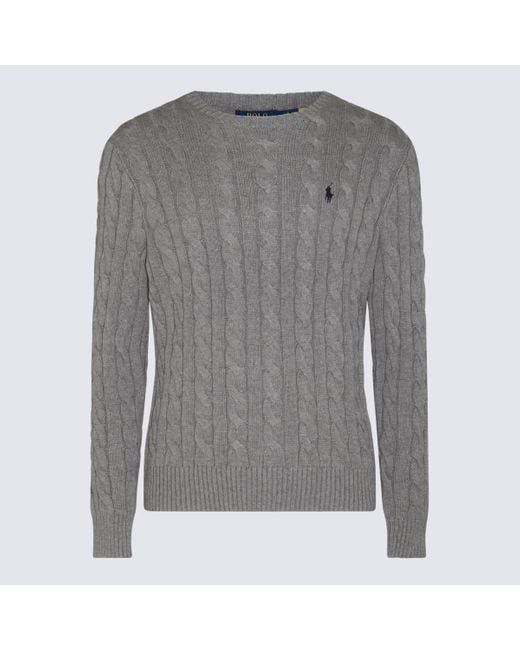 Polo Ralph Lauren Gray Maglie Fawn Heather for men
