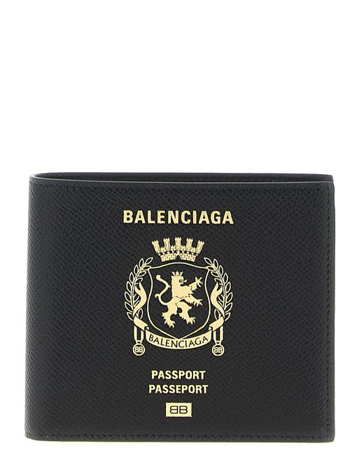 Balenciaga Black 'Passport' Wallet for men