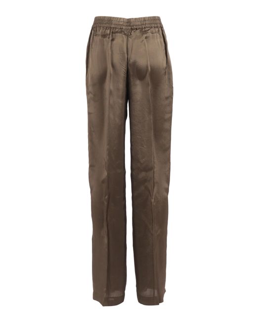 Aspesi Brown Pants Viscose