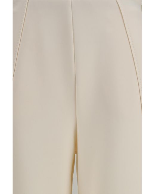 Max Mara Pure White Mxpnigella Polyamide; Elastane Pant