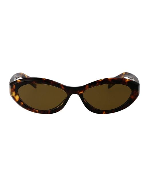 Prada Brown Sunglasses 0Pr 26Zs Acetate