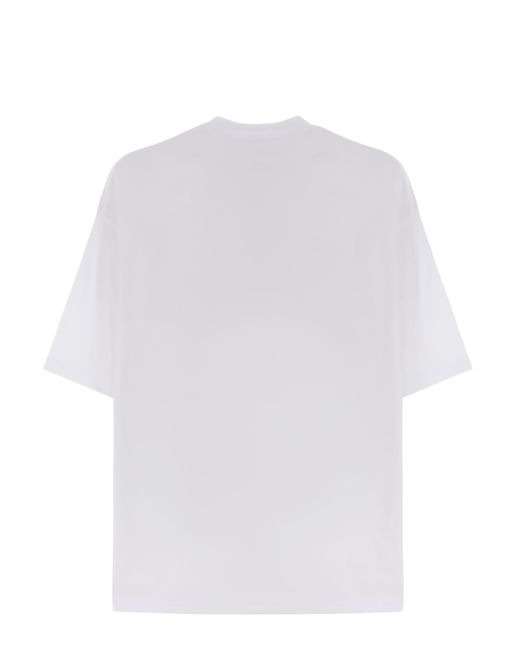 RICHMOND White T-Shirt Hearts Made Of Cotton for men