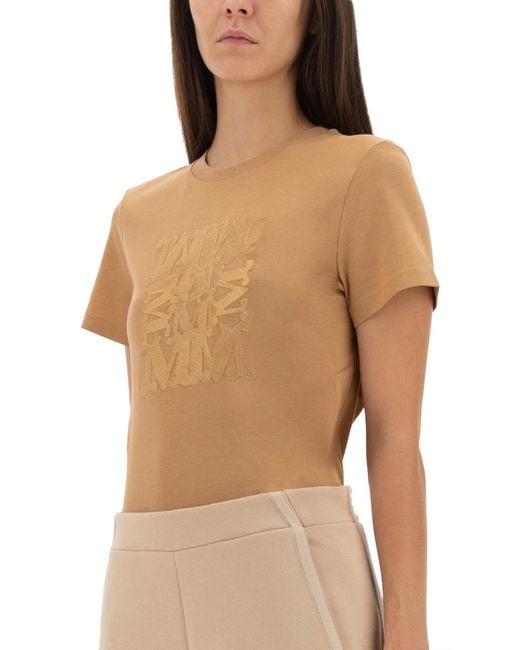 Max Mara Brown T-Shirt Bravo Cotton T-Shirts
