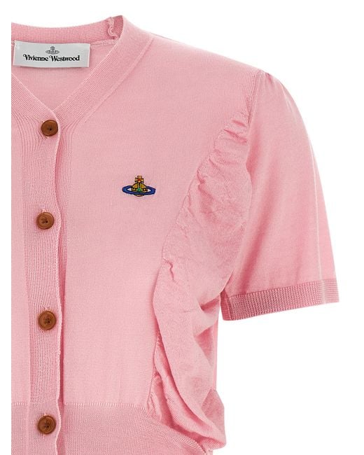 Vivienne Westwood Pink Wool Cardigan