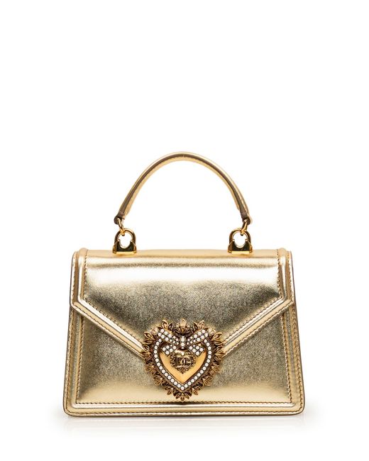 Dolce & Gabbana Metallic Devotion Tp Handle