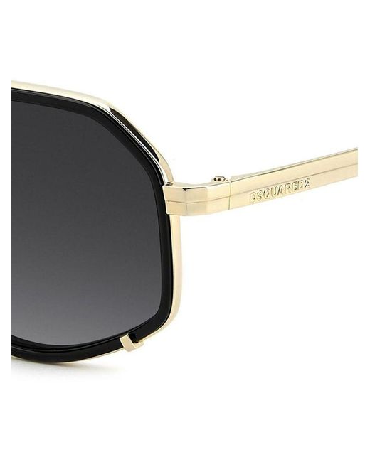 DSquared² Black Sunglasses Metal Eyewear for men