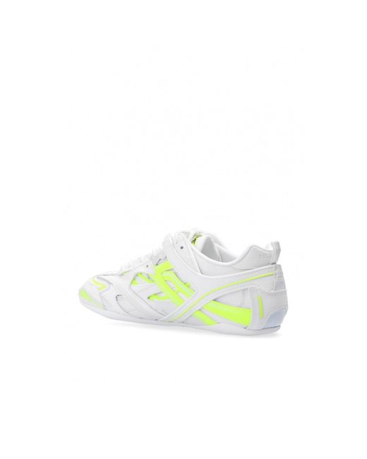 Balenciaga White Closed Sneakers for men